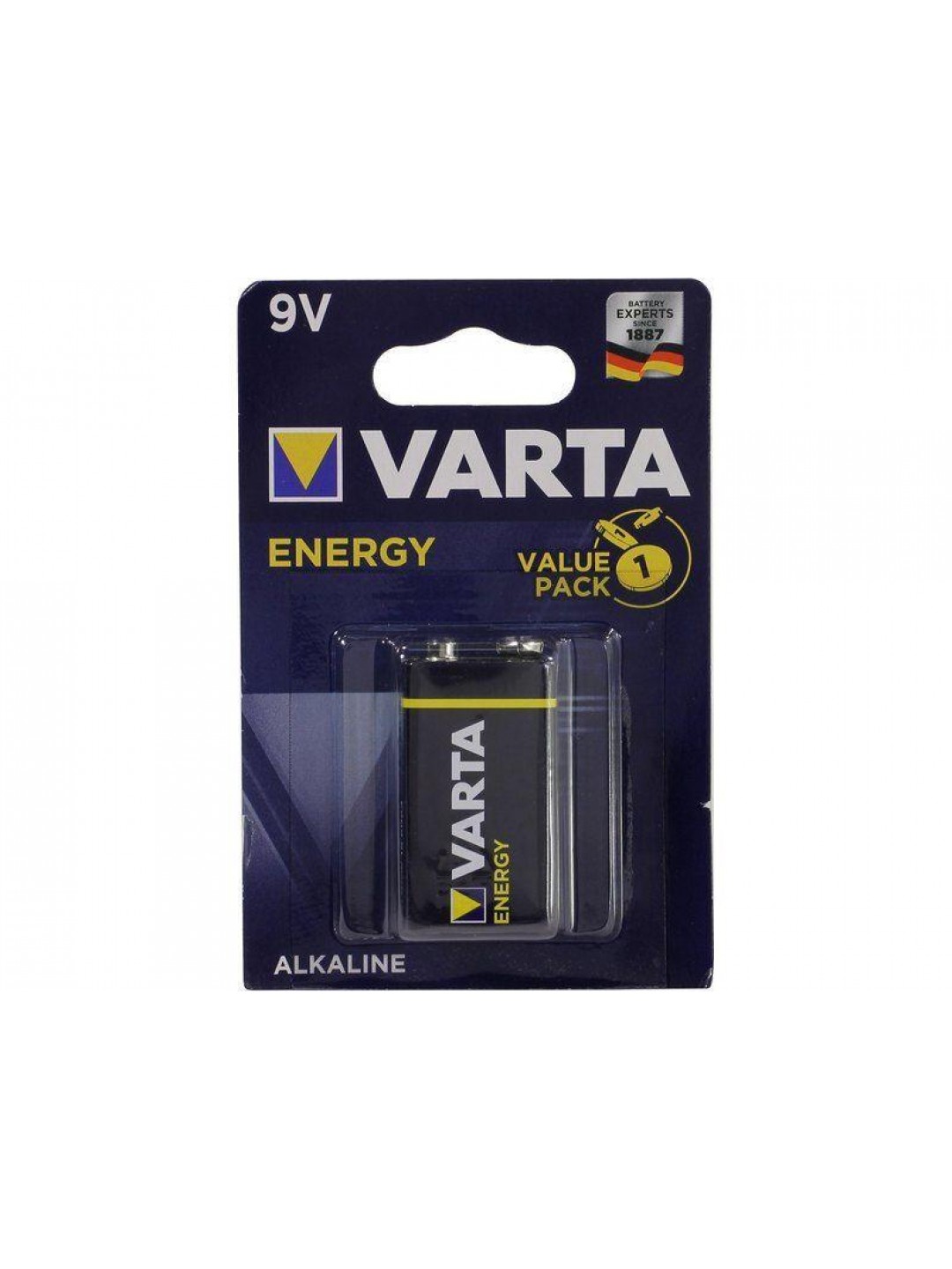 Батарейка VARTA 4122 ENERGY 9V, "Крона", Alkaline (1шт)