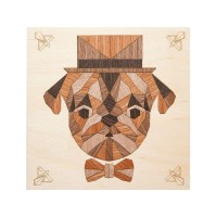 МАРКЕТРИ Картина на дереве 20Х20 ЛОРД ПЕС