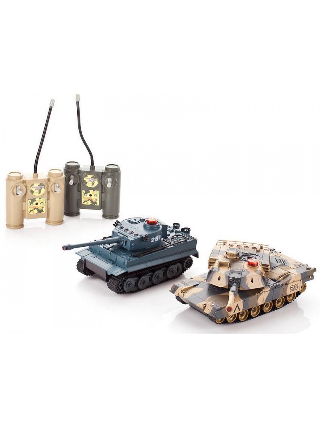 Р/У танковый бой Huan Qi 1:32 IV Tiger vs Leopard 2A5, 27/40МГц