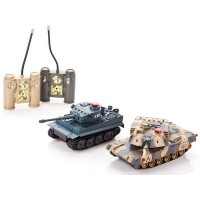 Р/У танковый бой Huan Qi 1:32 IV Tiger vs Leopard 2A5, 27/40МГц