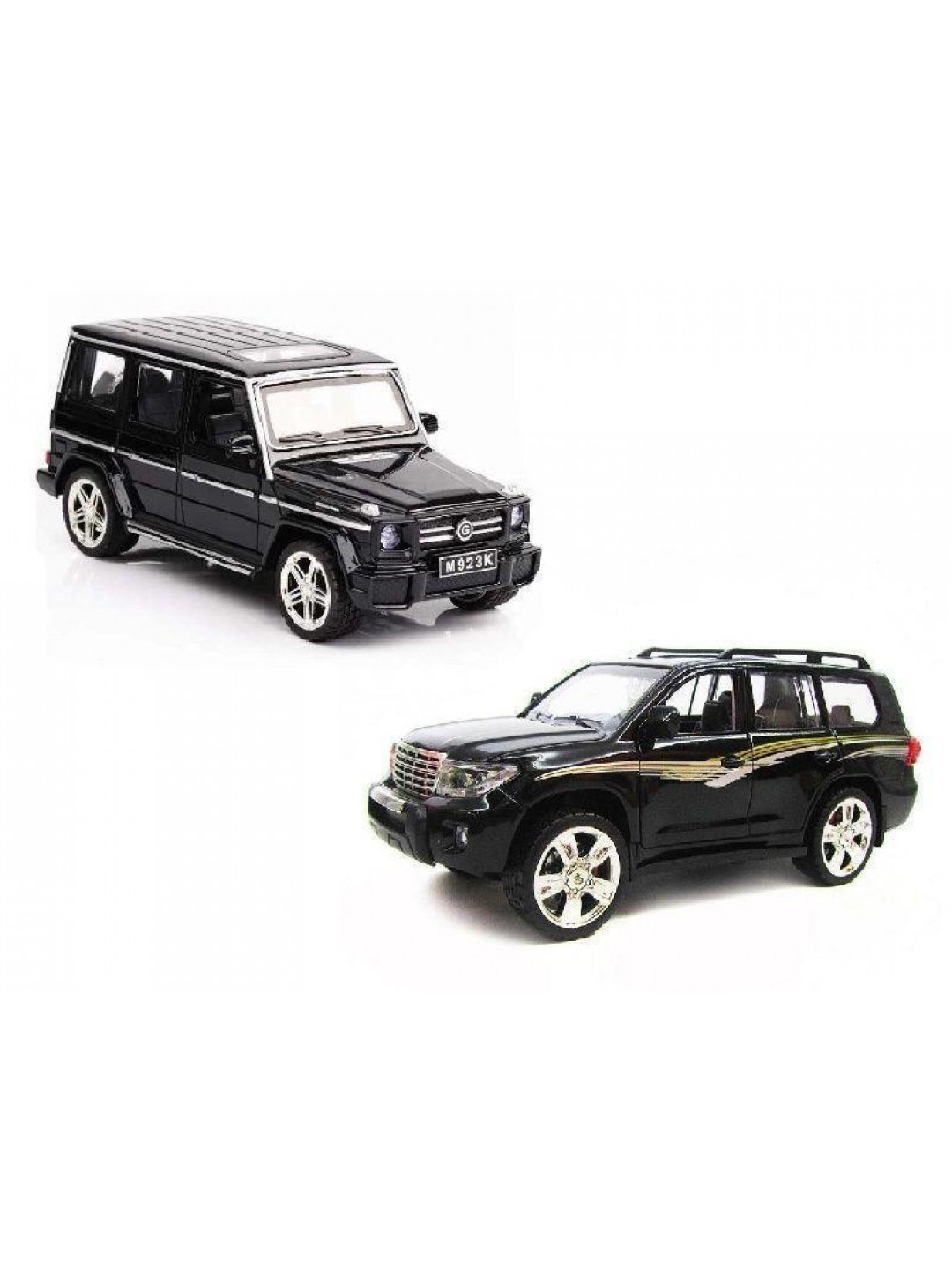 Машина XLG  TOYOTA PRADO/MERCEDES G55 M923J/M923K 1/24, свет, звук, инерция (1/4шт.) б/к