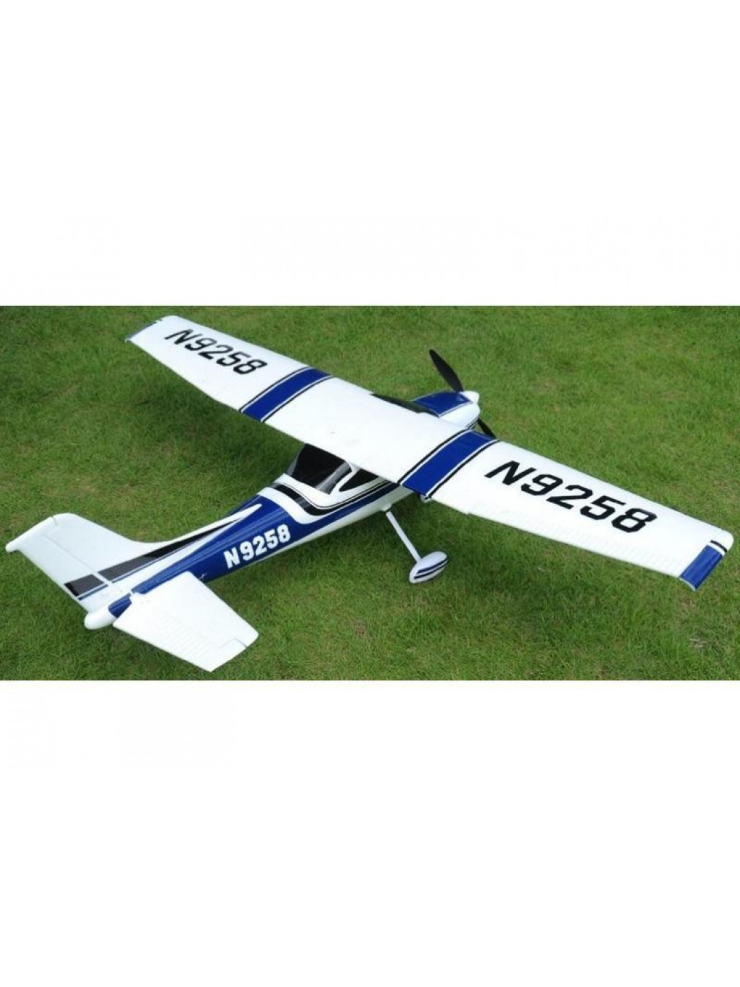 Радиоуправляемый самолет Top RC Cessna 182 500 class синяя 1410мм KIT