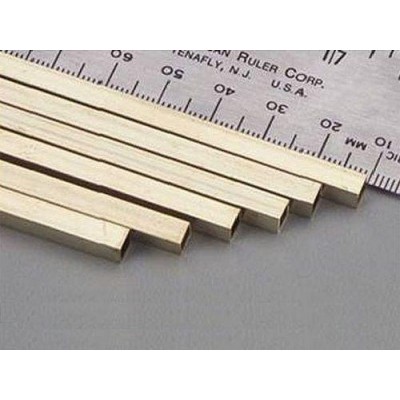 KS трубка латунная квадратная 300х2х2х0,45мм (2шт.) KS трубка латунная квадратная 300х2х2х0,45мм (2шт.)