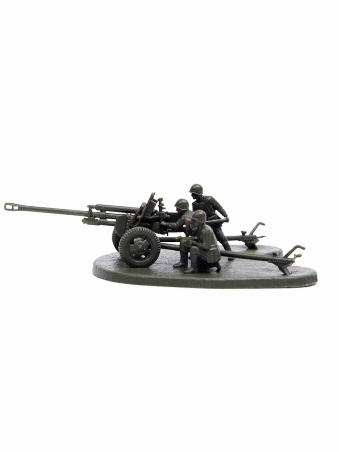 Сборные солдатики ZVEZDA Советская противотанковая пушка ЗИС-3, 1/72