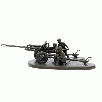 Сборные солдатики ZVEZDA Советская противотанковая пушка ЗИС-3, 1/72