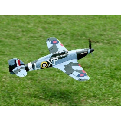 Радиоуправляемый самолет Top RC Hurricane зеленый 750мм 2.4G 4-ch LiPo RTF