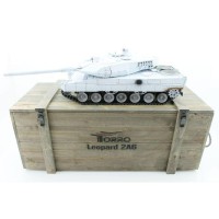 Р/У танк Taigen 1/16 Leopard 2 A6 (Германия) (для ИК танкового боя) UN 2.4G RTR, деревянная коробка Р/У танк Taigen 1/16 Leopard 2 A6 (Германия) (для ИК танкового боя) UN 2.4G RTR, деревянная коробка