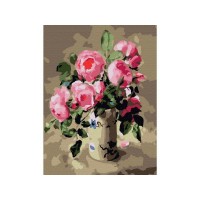 Картина по номерам 15х20 РОЗОВЫЙ ШИПОВНИК (16 цветов) Картина по номерам 15х20 РОЗОВЫЙ ШИПОВНИК (16 цветов)