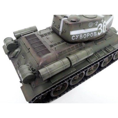 Р/У танк Taigen 1/16 T34-85 (СССР) откат ствола (для ИК боя) V3 2.4G RTR