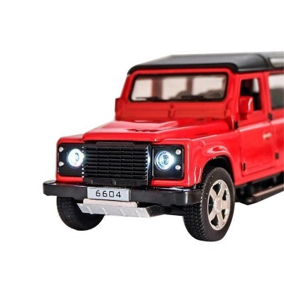 Машина Land Rover Defender 6604 1/32 свет, звук, в асс. инерция (1/12шт.), б/к, 15 см