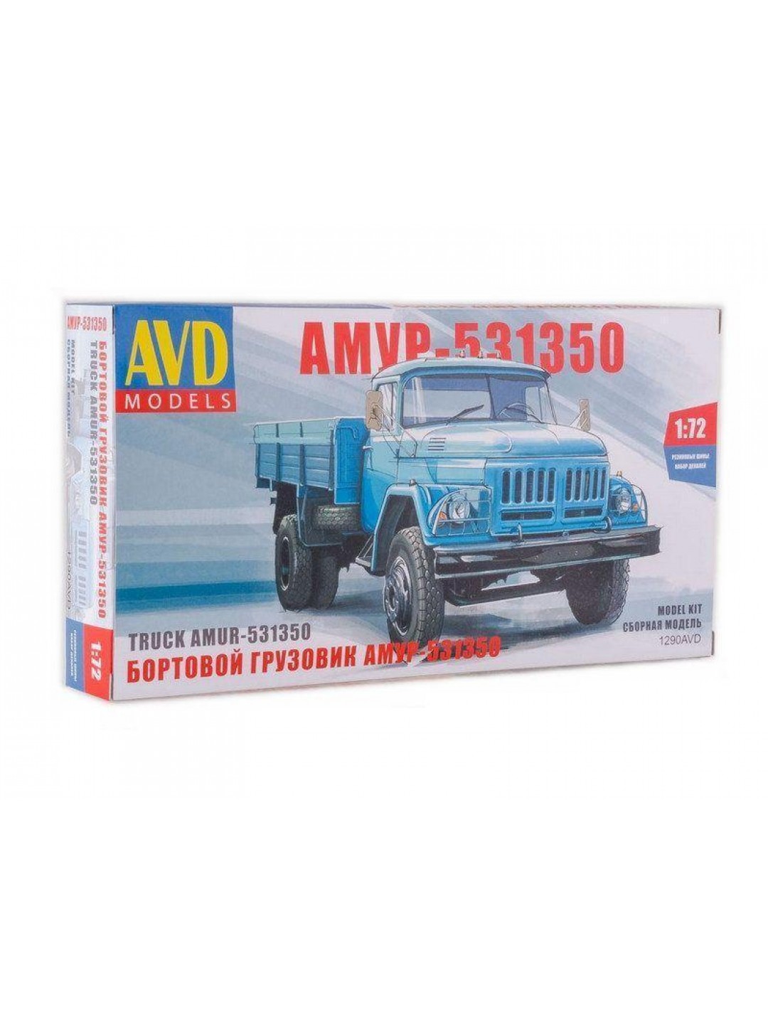Сборная модель AVD АМУР-531350 бортовой, 1/72