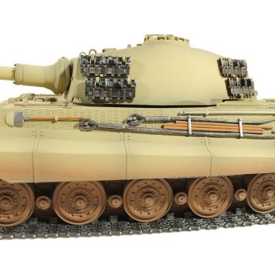 Радиоуправляемый танк Torro King Tiger, башня Henschel (Metal Edition) 1/16, ВВ-пушка V3.0 2.4G RTR