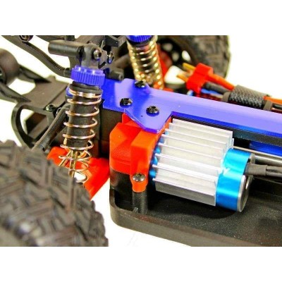 Радиоуправляемая трагги Remo Hobby S EVO-R Brushless UPGRADE (синяя) 4WD 2.4G 1/16 RTR