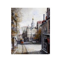 Картина по номерам с цветной схемой на холсте 30х40 Ушедшая Москва (19 цветов) Картина по номерам с цветной схемой на холсте 30х40 Ушедшая Москва (19 цветов)