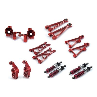 Комплект алюминиевого тюнинга для Himoto E10SC/L, E10XB/L Комплект алюминиевого тюнинга для Himoto E10SC/L, E10XB/L