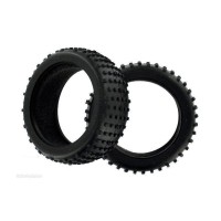 Задние шины со вставками для багги Himoto 1/16, 2шт. Задние шины со вставками для багги Himoto 1/16, 2шт.