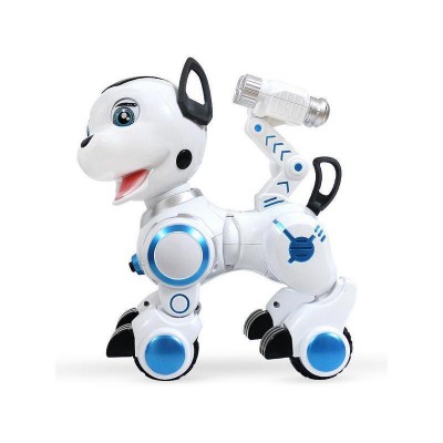 Радиоуправляемая робот-собака LENENG TOYS K10 Wow!Dog звук, свет, танцы, сенсор