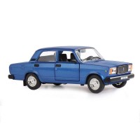 Машина "АВТОПАНОРАМА" ВАЗ 2107, 1/24, синий, инерция, в/к 24,5*12,5*10,5 см Машина "АВТОПАНОРАМА" ВАЗ 2107, 1/24, синий, инерция, в/к 24,5*12,5*10,5 см