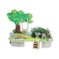 3D пазл из пенокартона ЛЕСНАЯ ПОЛЯНКА (33 детали, 4 листа) 3D пазл из пенокартона ЛЕСНАЯ ПОЛЯНКА (33 детали, 4 листа)