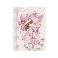 Картина по номерам с цветной схемой на холсте 30х40 Маленькая модница (20 цветов) Картина по номерам с цветной схемой на холсте 30х40 Маленькая модница (20 цветов)