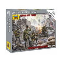 Сборные солдатики ZVEZDA Немецкая элитная пехота 1941-1943, 1/72 Сборные солдатики ZVEZDA Немецкая элитная пехота 1941-1943, 1/72