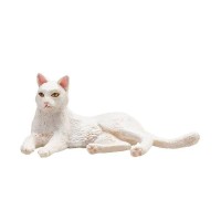 Фигурка KONIK Кошка, белая (лежащая) Фигурка KONIK Кошка, белая (лежащая)