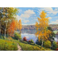 Картина мозаикой с нанесенной рамкой 40х50 И.ПРИЩЕПА. ОСЕННИЙ ДЕНЬ (31 цвет) Картина мозаикой с нанесенной рамкой 40х50 И.ПРИЩЕПА. ОСЕННИЙ ДЕНЬ (31 цвет)