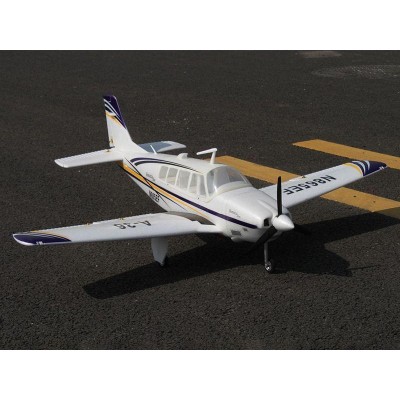 Радиоуправляемый самолет Top RC ST Beechcraft Bonanza A36 фиолетовый 1280мм (шасси) PNP