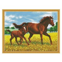 Алмазная мозаика с нанесенной рамкой 40х50 ПРОГУЛКА (28 цветов) Алмазная мозаика с нанесенной рамкой 40х50 ПРОГУЛКА (28 цветов)