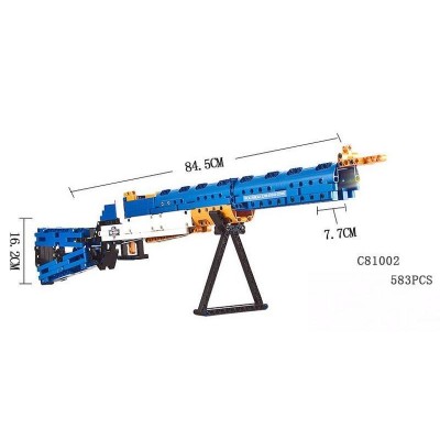 Конструктор CaDA Technic винтовка М1, стреляет пульками (583 детали)