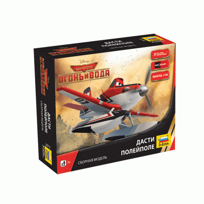 Сборная модель ZVEZDA "Самолёты: Огонь и вода" Дасти полейполе, 1/100