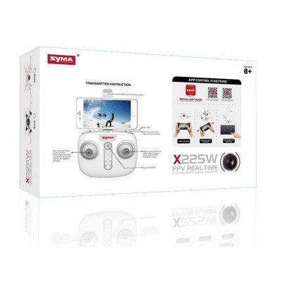 Р/У квадрокоптер Syma X22SW с FPV трансляцией Wi-Fi, 2.4G 6-AXIS  RTF