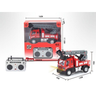 Р/У Пожарная машина малая с лестницей YP Toys 6164S3, выдвигается лестница, свет, 2.4G 1/64 RTR Р/У Пожарная машина малая с лестницей YP Toys 6164S3, выдвигается лестница, свет, 2.4G 1/64 RTR