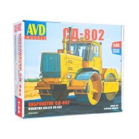 Сборная модель AVD Виброкаток СД-802, 1/43 Сборная модель AVD Виброкаток СД-802, 1/43
