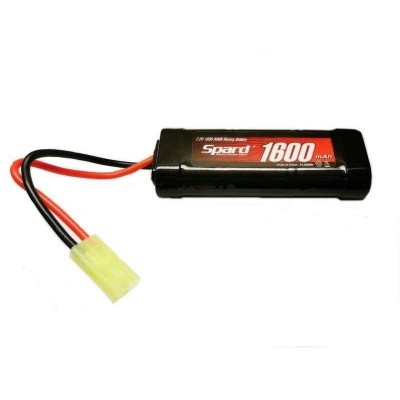 Аккумулятор Ni-Mh Spard 1600mAh, 7,2V, Mini Tamiya для Himoto 1/16 и танков