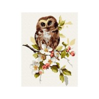 Картина по номерам 15х20 СОВЁНОК НА ЯБЛОНЕ (16 цветов) Картина по номерам 15х20 СОВЁНОК НА ЯБЛОНЕ (16 цветов)