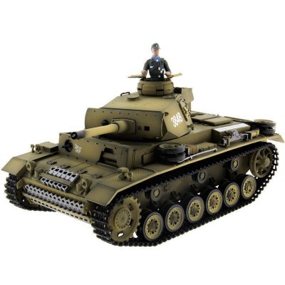 Р/У танк Taigen 1/16 Panzerkampfwagen III (Германия) PRO (для ИК танкового боя) 2.4G RTR
