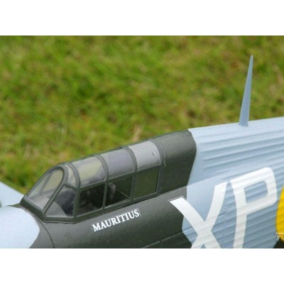 Радиоуправляемый самолет Top RC Hurricane зеленый 750мм 2.4G 4-ch LiPo RTF