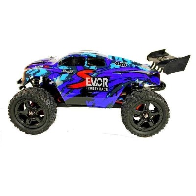 Радиоуправляемая трагги Remo Hobby S EVO-R Brushless UPGRADE (синяя) 4WD 2.4G 1/16 RTR