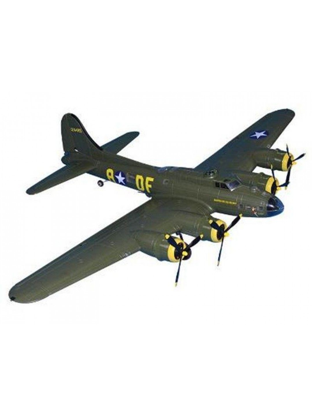 Радиоуправляемый самолет Top RC B17 серебристый 1875мм PNP