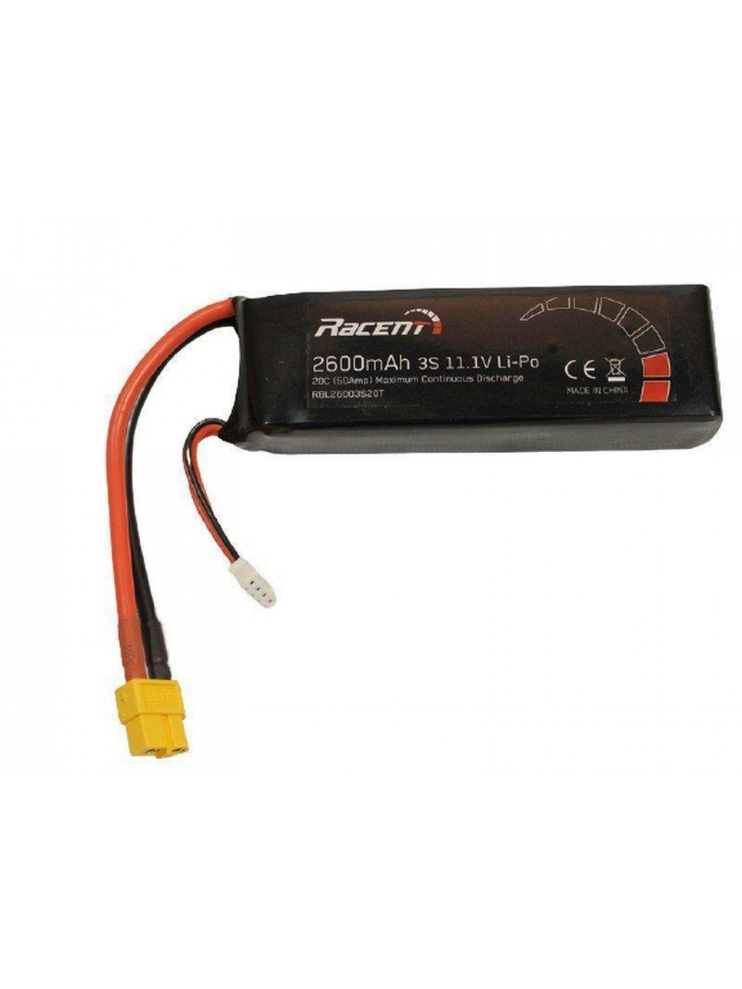 Аккумулятор Li-Po 2600mAh, 11,1V XT60 для катера Volantex RC Atomic