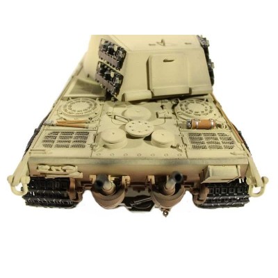 Радиоуправляемый танк Torro King Tiger 1/16, откат ствола (для ИК боя) V3.0 2.4G RTR