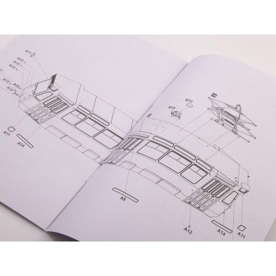 Сборная модель AVD Трамвай ЛМ-68