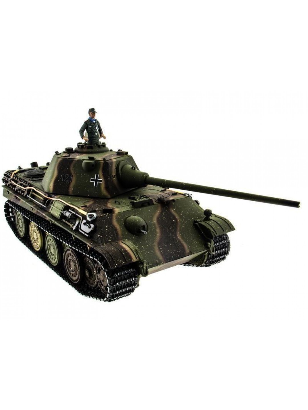 Р/У танк Taigen 1/16 Panther type F с ИК пушкой HC версия, башня на 360, подшипники в ред, V3 2.4G RTR