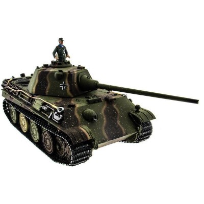 Р/У танк Taigen 1/16 Panther type F с ИК пушкой HC версия, башня на 360, подшипники в ред, V3 2.4G RTR