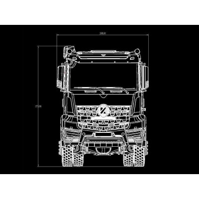 Радиоуправляемый самосвал с гидравлической системой HUI NA TOYS 2.4G 1/14 RTR