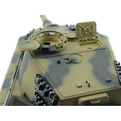 Радиоуправляемый танк Torro King Tiger 1/16, ВВ-пушка, дым, деревянная коробка V3.0 2.4G RTR