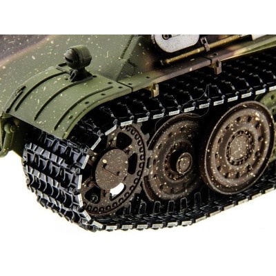 Р/У танк Taigen 1/16 Panther type F с ИК пушкой HC версия, башня на 360, подшипники в ред, V3 2.4G RTR