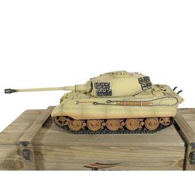 Радиоуправляемый танк Torro King Tiger 1/16 дым (для ИК боя) V3.0 2.4G RTR