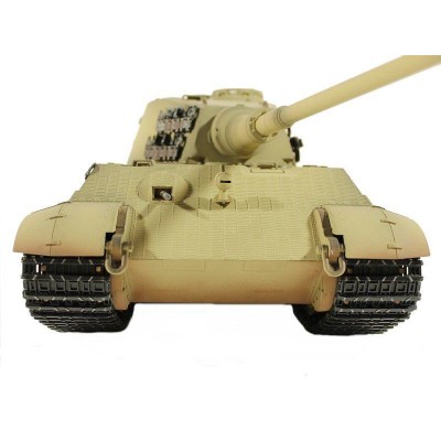 Радиоуправляемый танк Torro King Tiger 1/16, откат ствола (для ИК боя) V3.0 2.4G RTR